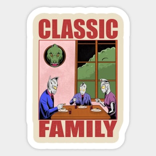 Ultraman Classic Family Sticker